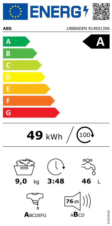 AEG LR8BADEN Wasmachine met wifi connect - Image 6