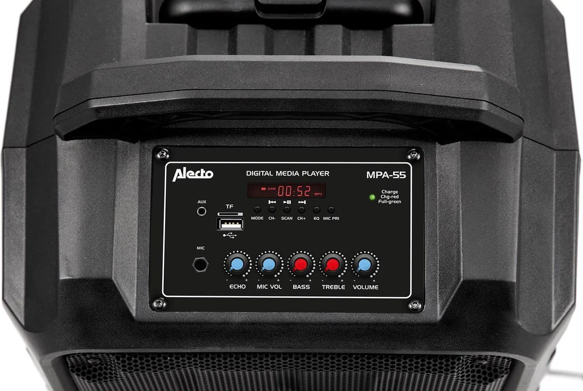 Alecto MPA55 Party Speaker met microfoon - Image 7