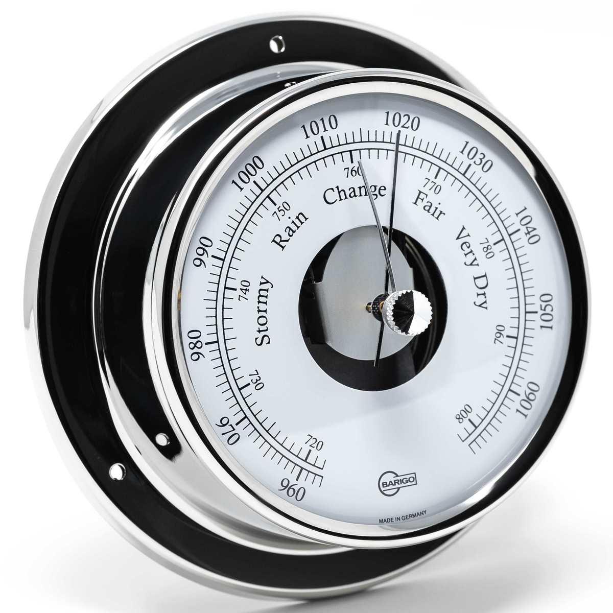 Barigo Tempo Barometer - Chroom