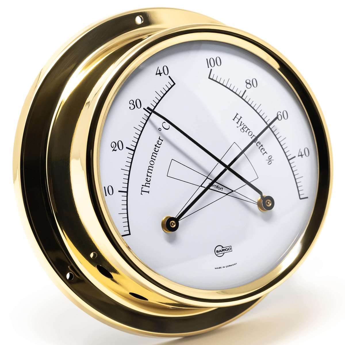 Barigo Tempo Comfortmeter - Messing