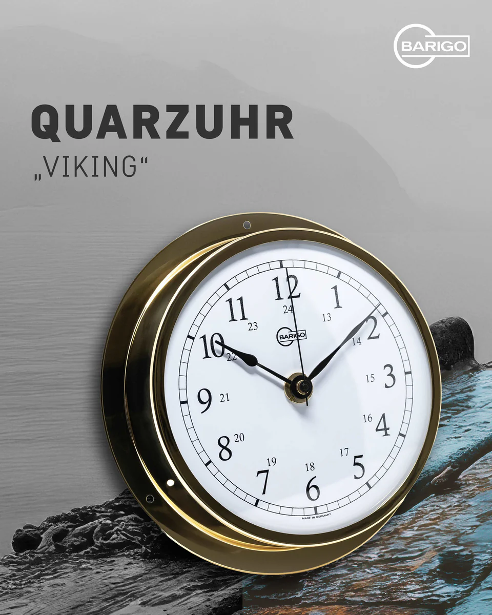 Barigo Viking Scheepsklok - Messing - Image 6