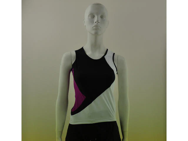 Bioracer GABI fietsshirt zonder mouwen zwart/paars dames - Image 2