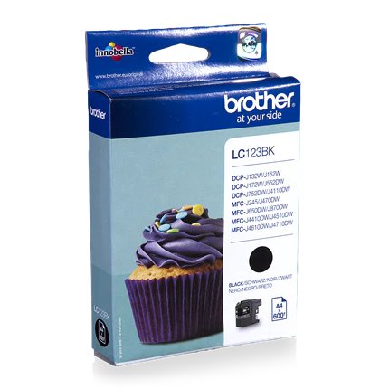 Brother LC-123BK Inktcartridge