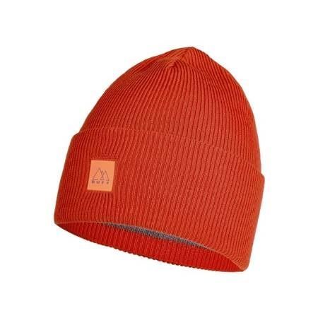 Buff Crossknit Hat Solid Fire muts