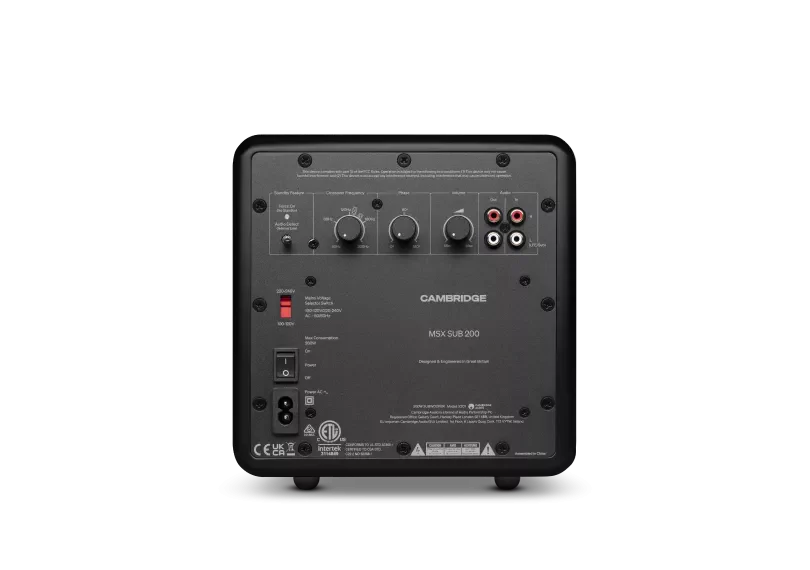 Cambridge Audio MSX SUB 200 zwart Subwoofer - Image 4