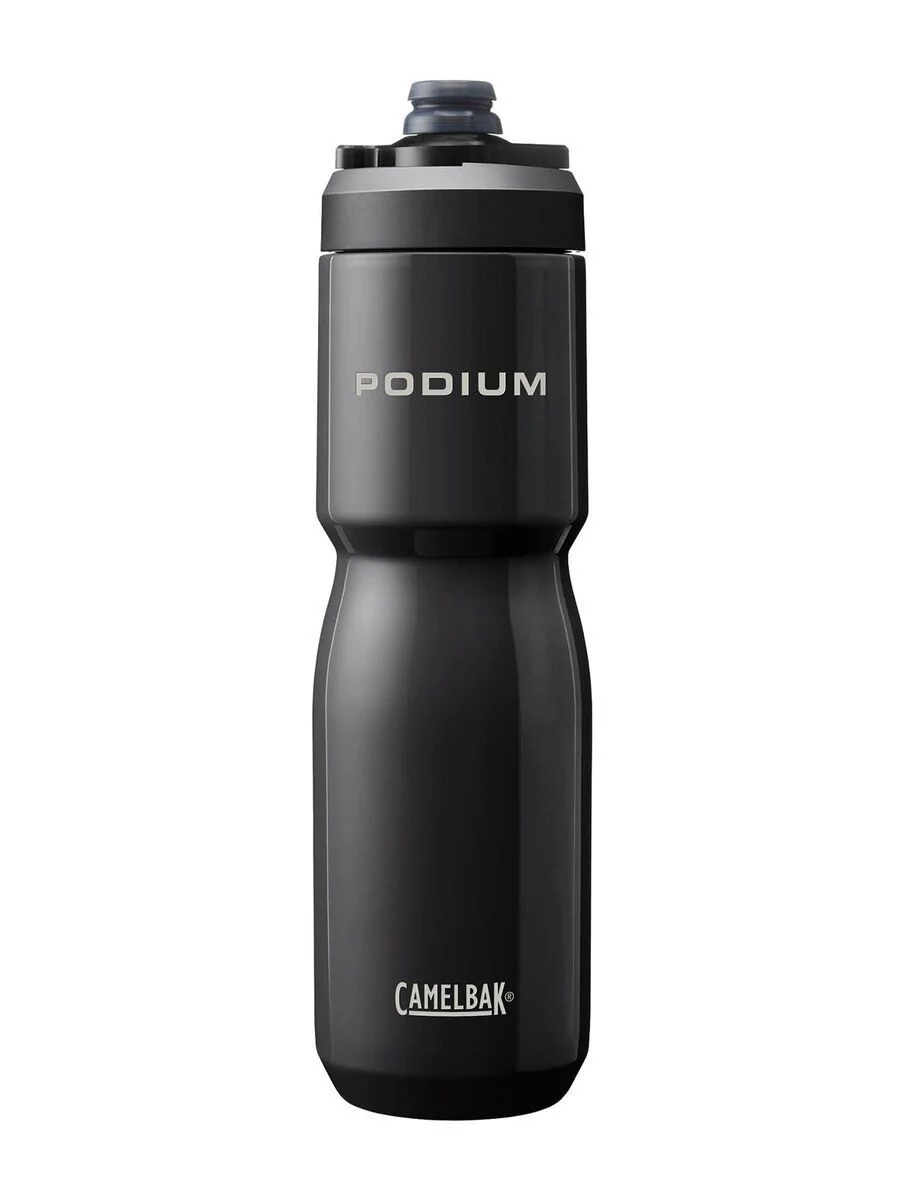 Camelbak Podium Steel 650 ml Geïsoleerde Bidon - Zwart