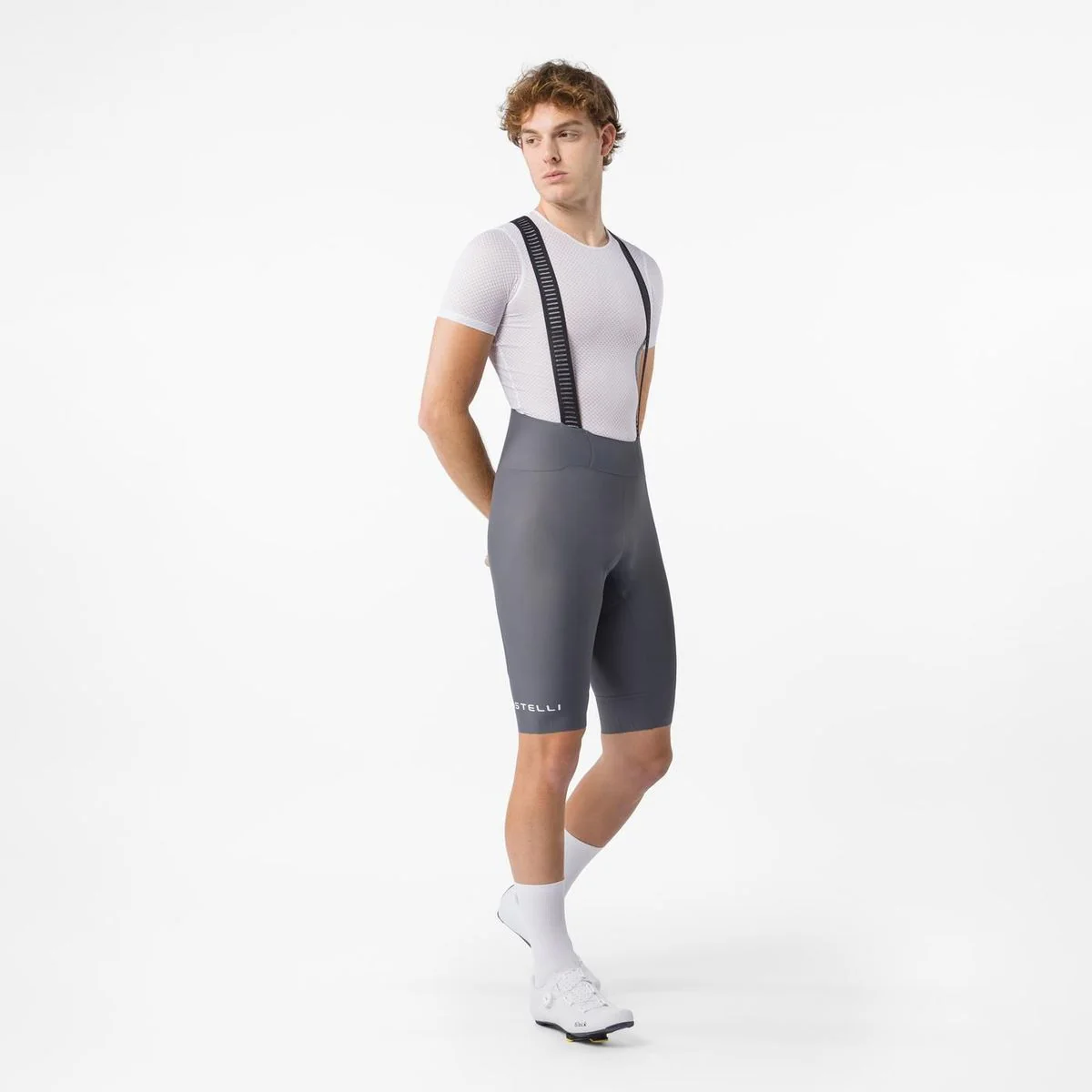 Castelli Espresso 2 Fietsbroek Kort Heren - Grijs