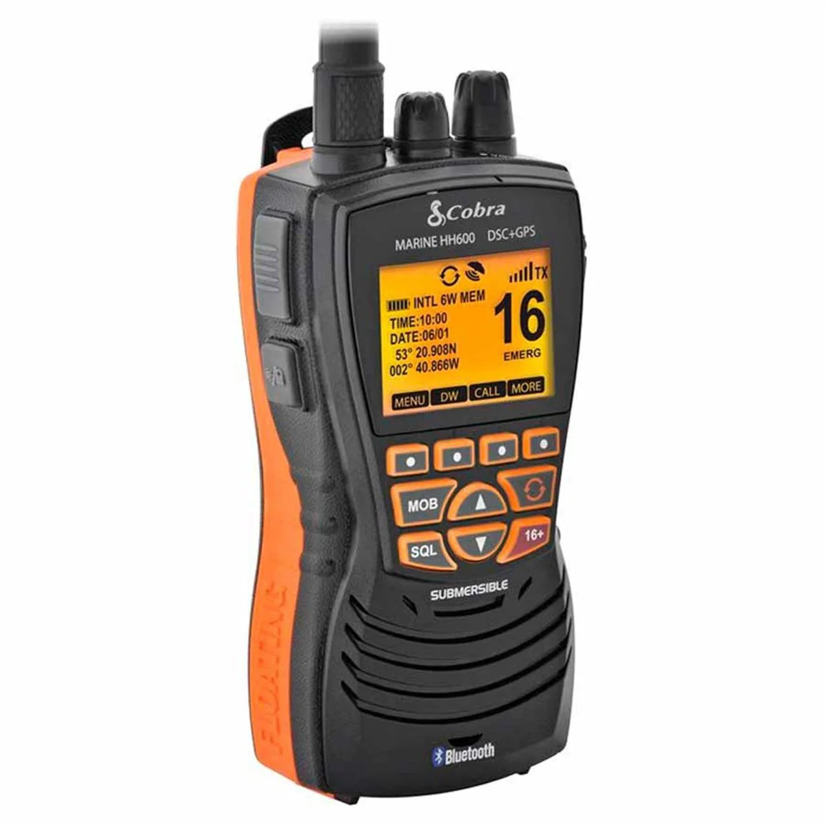 Cobra HH600 handmarifoon met DSC, ATIS, Bluetooth en VDES-gereed - Image 3