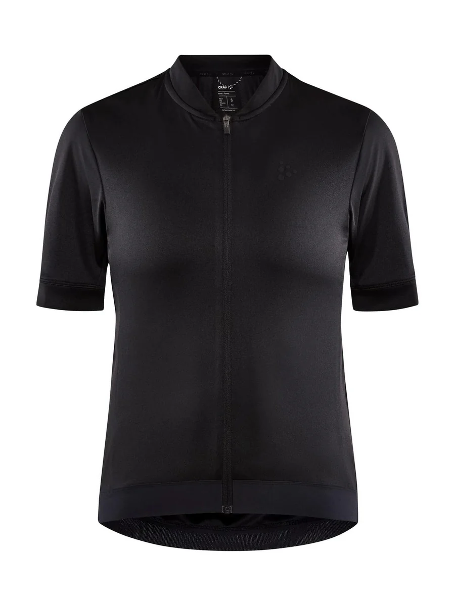 Craft Core Essence Jersey RF fietsshirt korte mouwen zwart dames