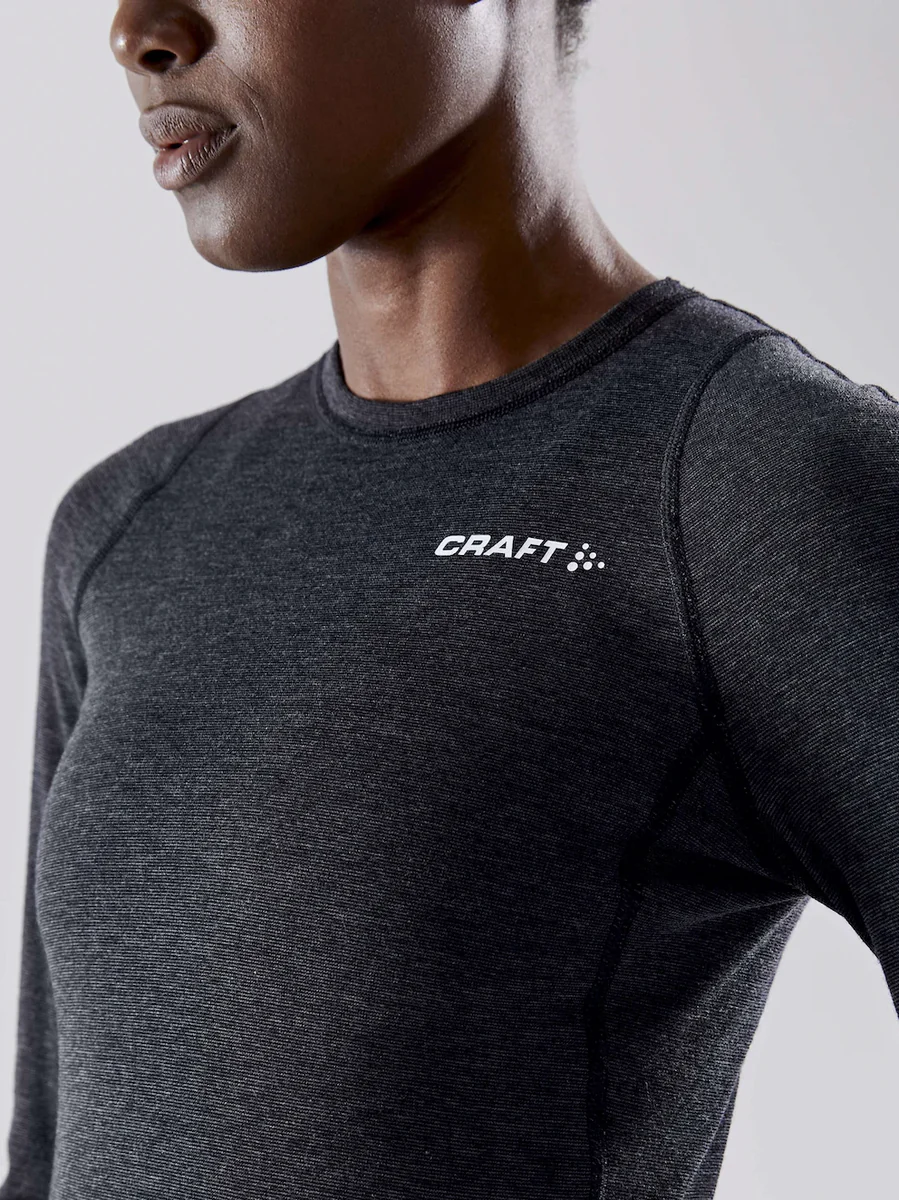 Craft Core Wool Merino W thermoset zwart/grijs dames - Image 6