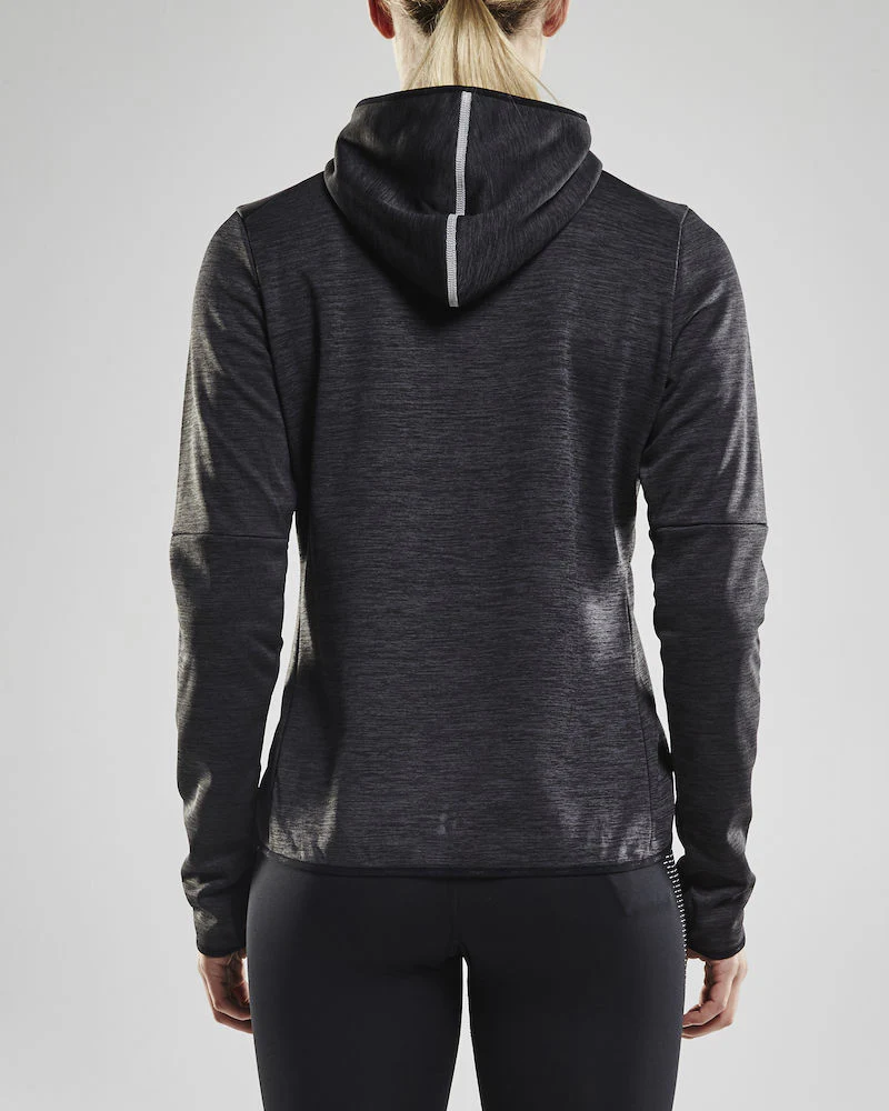 Craft Eaze Jersey Hood Jacket dames skivest grijs - Image 3