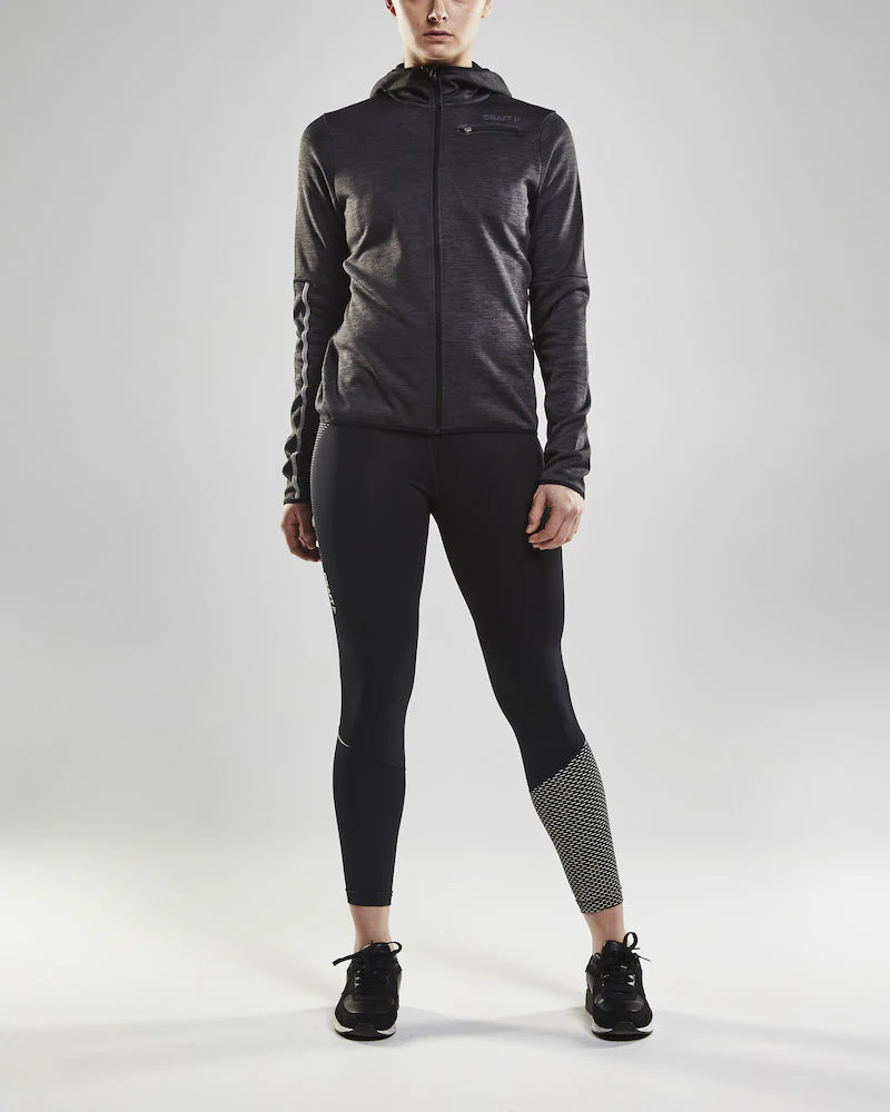 Craft Eaze Jersey Hood Jacket dames skivest grijs - Image 4