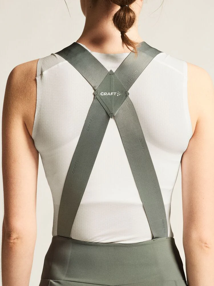 Craft Endur Bib Shorts C2 W Fietsbroek Kort Dames - Groen - Image 12