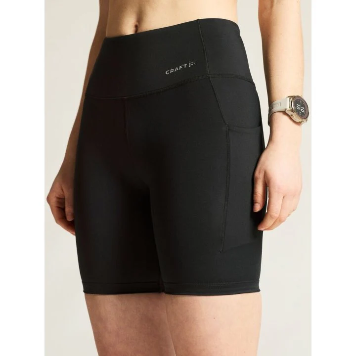 Craft Essence Short Tights 3 W Hardloopbroek Dames - Zwart - Image 3
