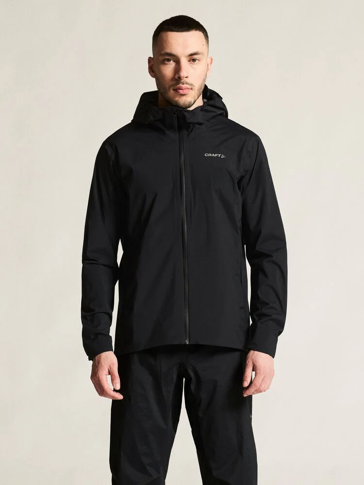 Craft Everyday Hydro Jacket M Regenjas Heren - Zwart - Image 5
