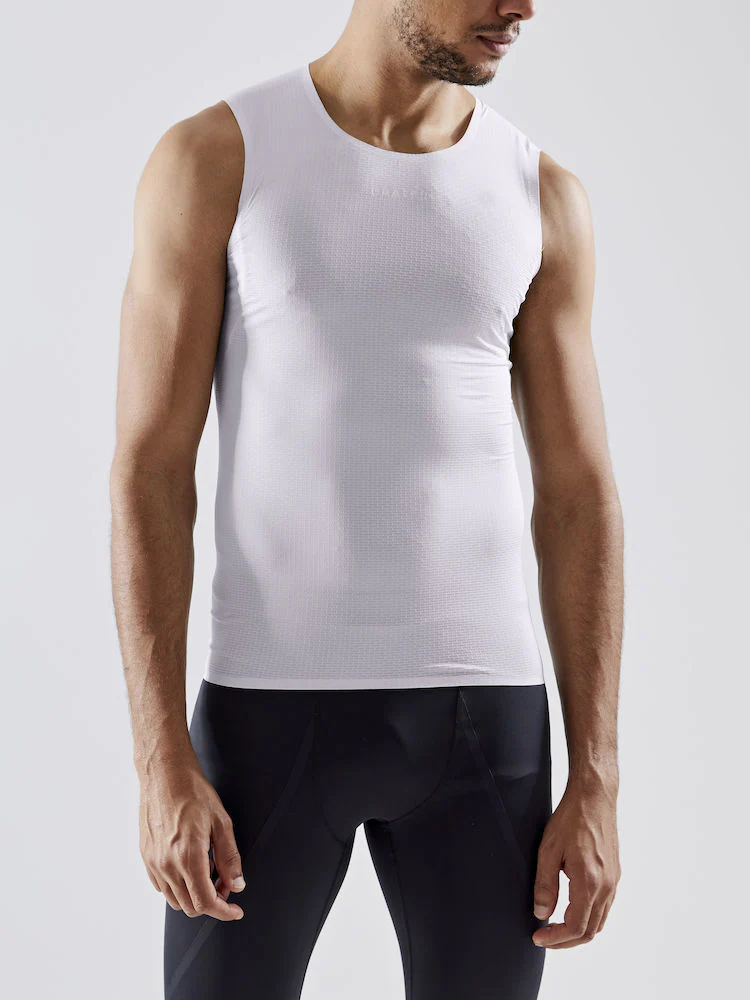 Craft Pro Dry Nanoweight SL ondershirt zonder mouwen wit heren - Image 2