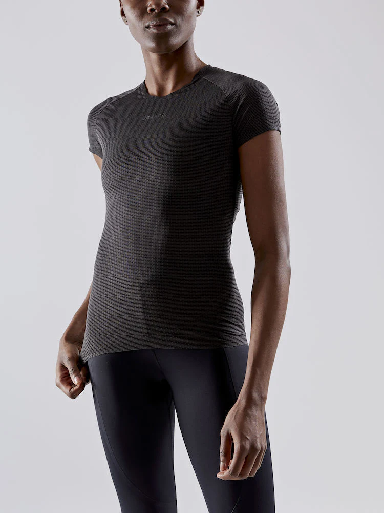 Craft Pro Dry Nanoweight SS W ondershirt korte mouwen zwart dames - Image 2