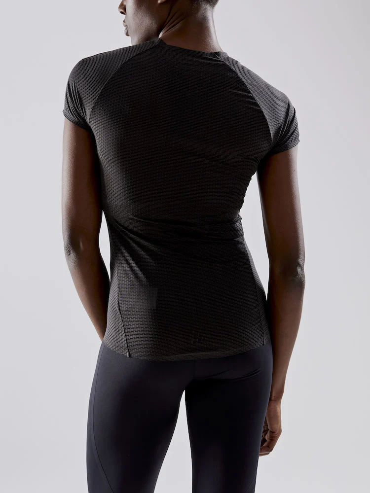 Craft Pro Dry Nanoweight SS W ondershirt korte mouwen zwart dames - Image 3