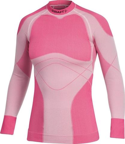 Craft Warm Crewneck dames thermoshirt lange mouwen roze - Image 2