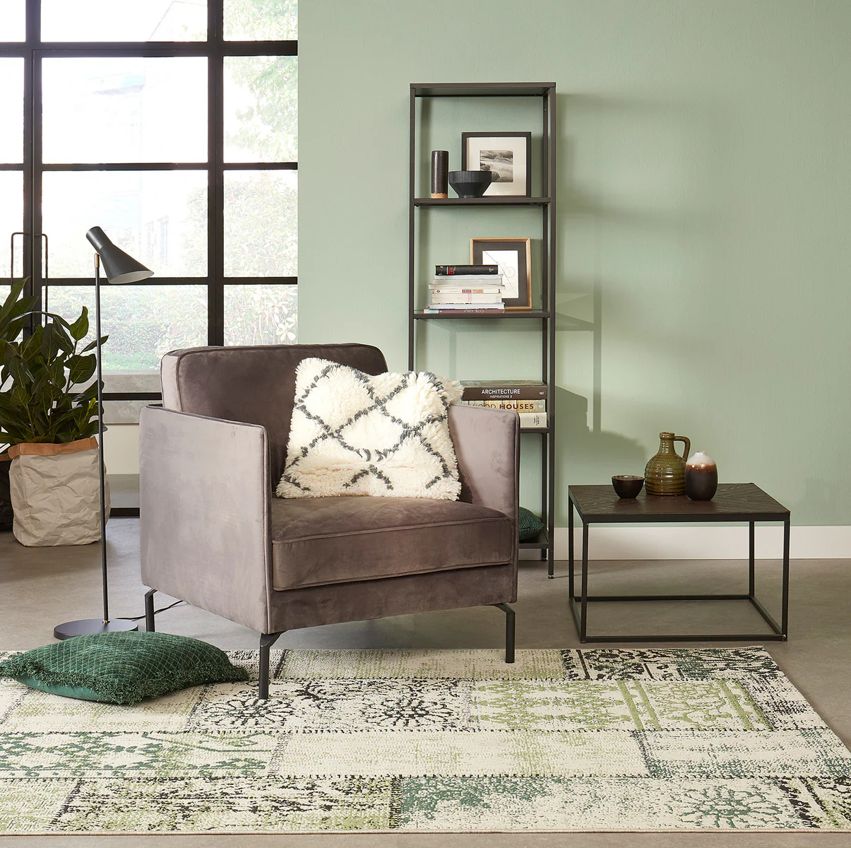 CSW Fashion 1-zits ruime fauteuil met armleuningen - Image 2