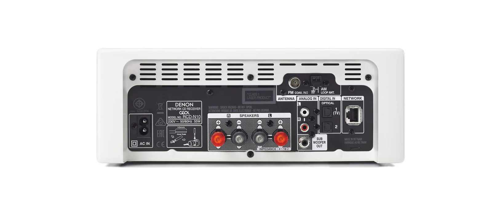 Denon Ceol N10WTE2 Micro set met speakers - Image 3