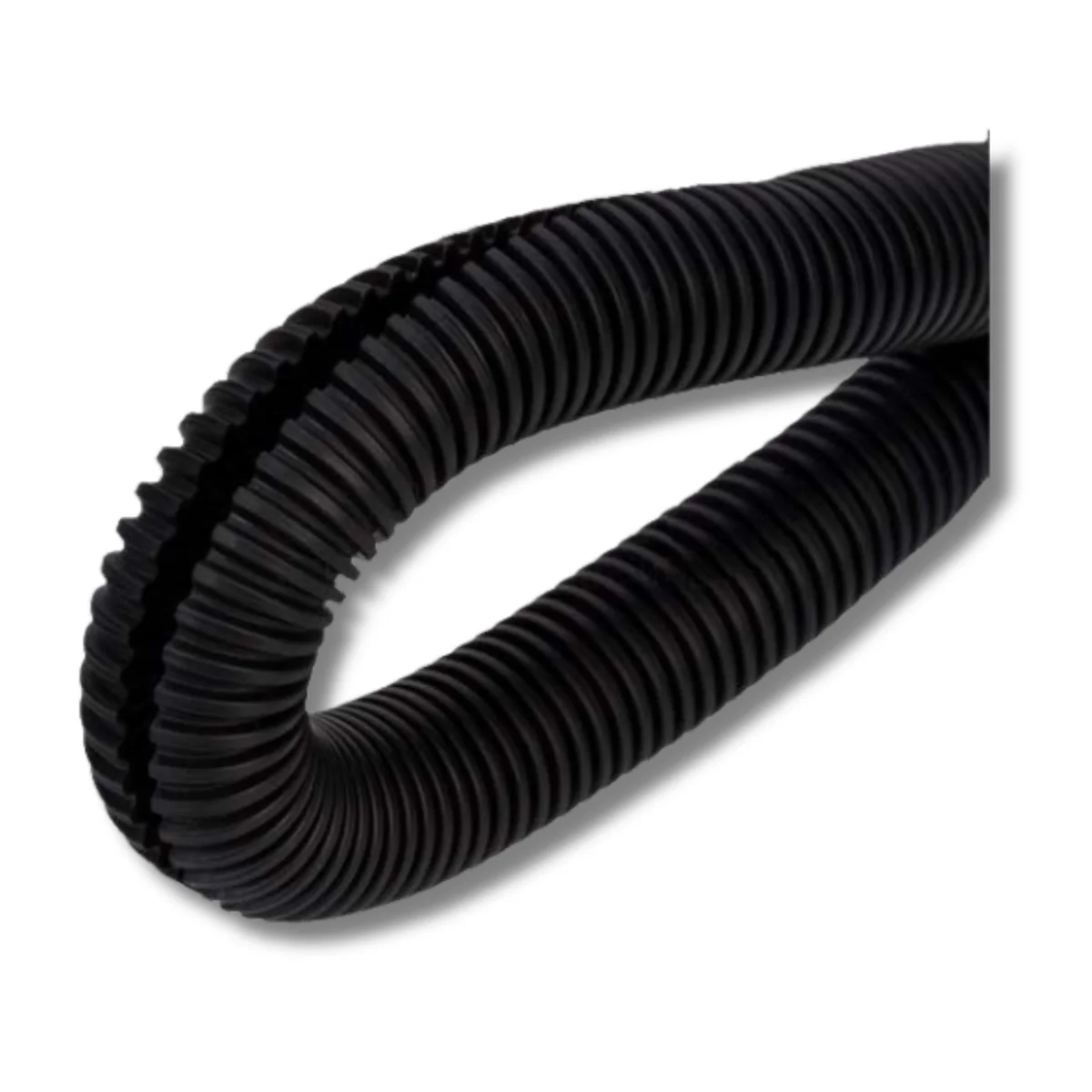 DGR Ribbelbuis Open 23 mm Kabelbeschermslang - Zwart (per meter) - Image 2