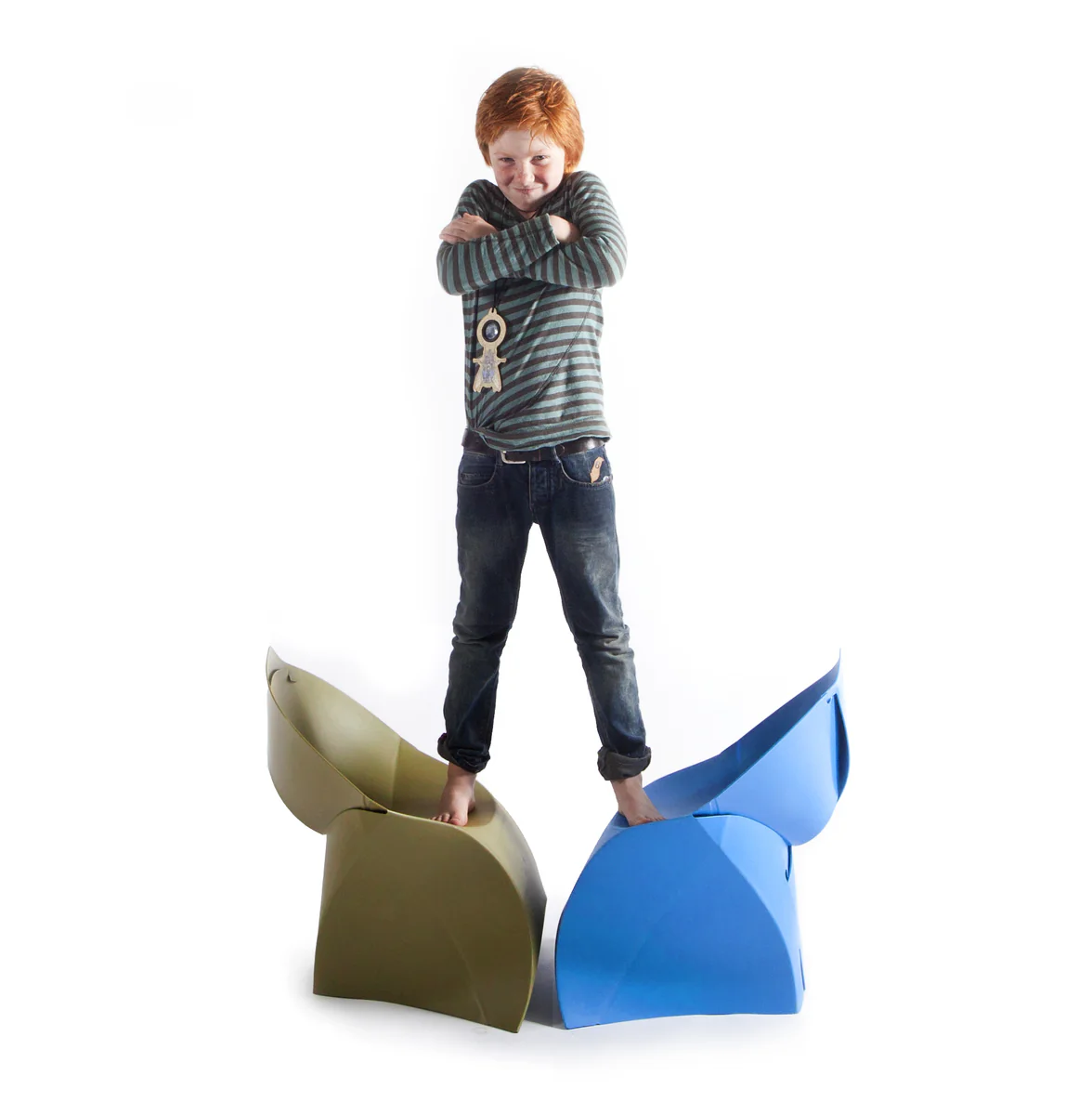 Flux Chair Junior opvouwbare design kinderstoel wit (4 stuks) - Image 5