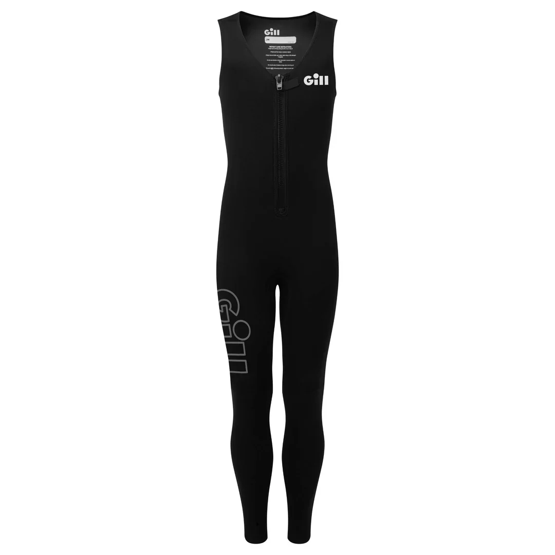 Gill Junior Dynamic Long John 3 mm Wetsuit - Zwart