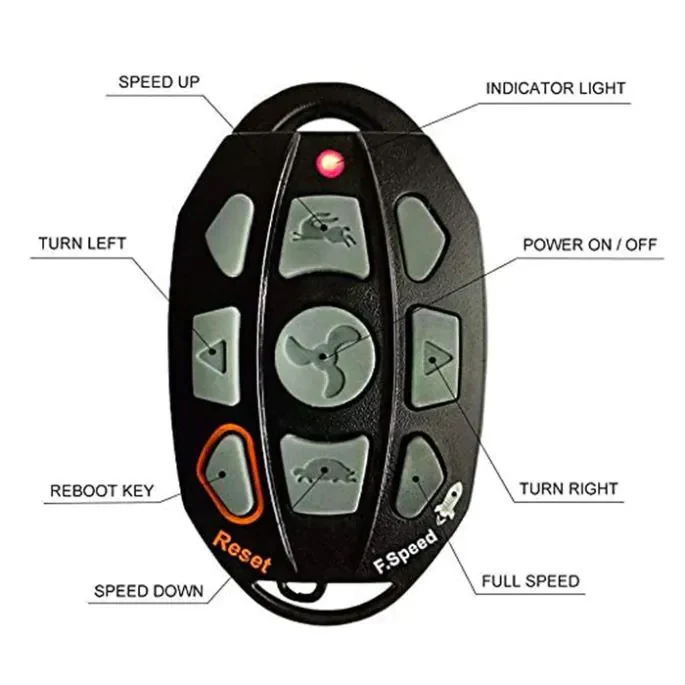 Haswing Afstandsbediening draadloos voor Cayman B55/B80 boegmotor - Image 2