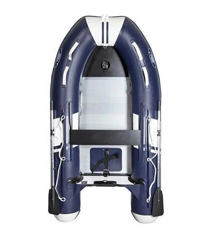 Hibo Pro 2.70 rubberboot aluminium blauw/wit - Image 3