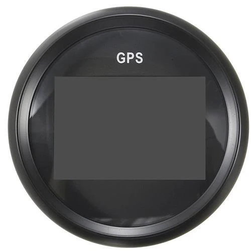 Hollex GPS Snelheidsmeter digitaal 12/24 Volt zwart