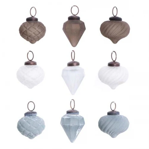 Home Society Sascha glazen tol voor in kerstboom