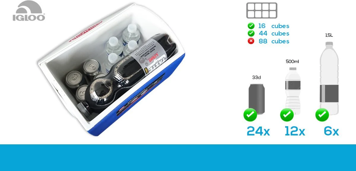 Igloo PME16SB PLAYMATE Elite passieve koelbox - Image 2