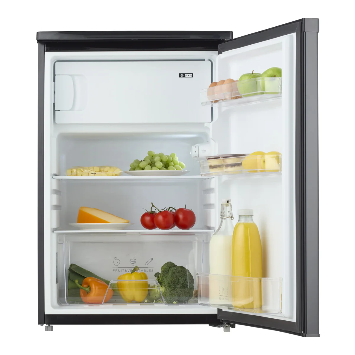 Inventum KV550B koelvries-combinatie in zwart, 55cm breed - Image 9