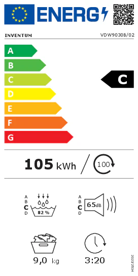 Inventum VDW9030B zwart warmtepompdroger - Image 7
