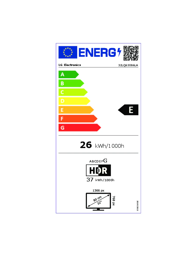 LG 32LQ630B6LA Smart Televisie - Image 2