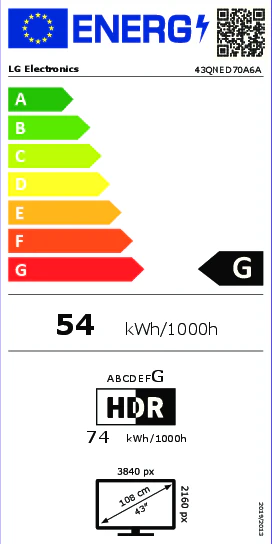 LG 43QNED70A6A Ultra HD 4K Smart Televisie - Image 7