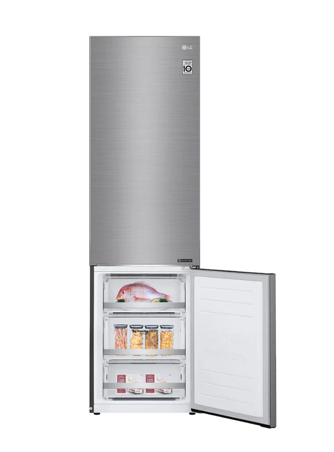 LG GBB72PZEXN koelvries-combinatie RVS geborsteld  deukjes in de deuren en zij - Image 3