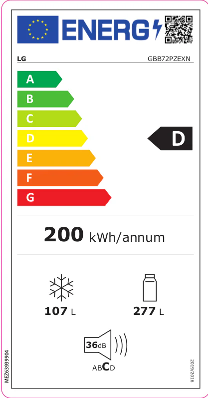 LG GBB72PZEXN koelvries-combinatie RVS geborsteld  deukjes in de deuren en zij - Image 7