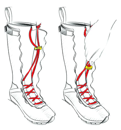 Lizard Spin Boot zeillaarzen lichtgrijs dames - Image 7