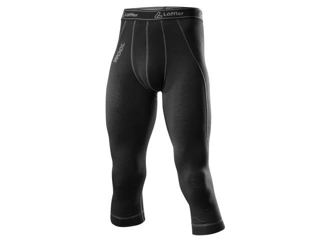 Loffler Warm+ Wollen Thermobroek 3/4 lengte Heren - Zwart - Image 2