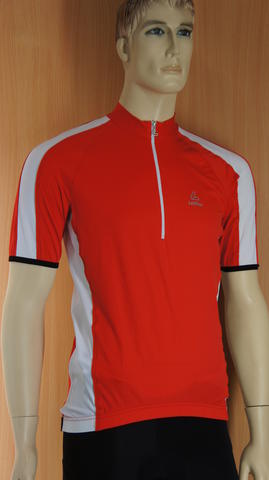 Loffler Trikot Hot Bond elastic fietsshirt korte mouwen rood heren - Image 2