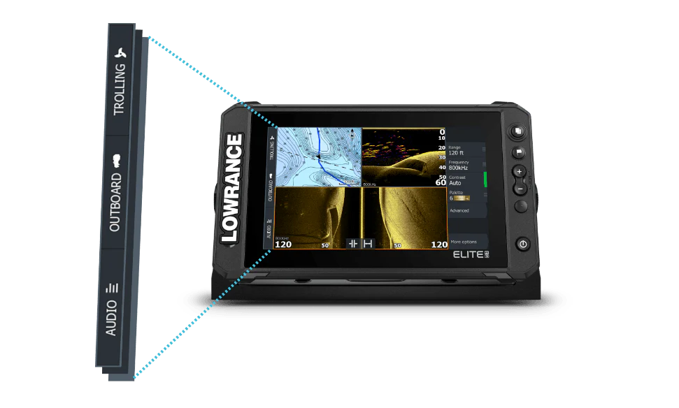 Lowrance Elite FS 7 met Active Imagine 3-in-1 Transducer (ROW) - Fishfinder/Kaartplotter - Image 7