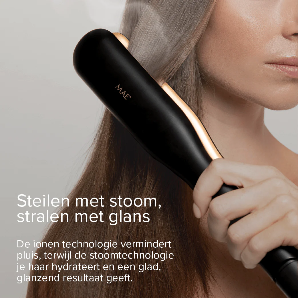 MAE Steam Straight stoomstijltang zwart - Image 2