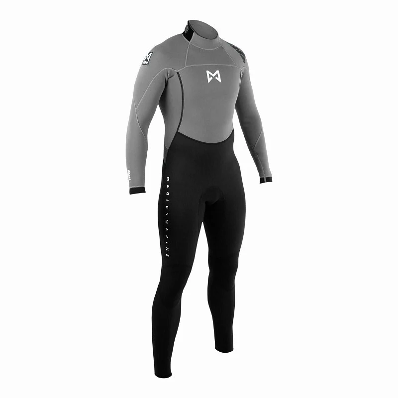 Magic Marine Brand Fullsuit 3/2 mm Wetsuit Unisex - Grijs - Image 3