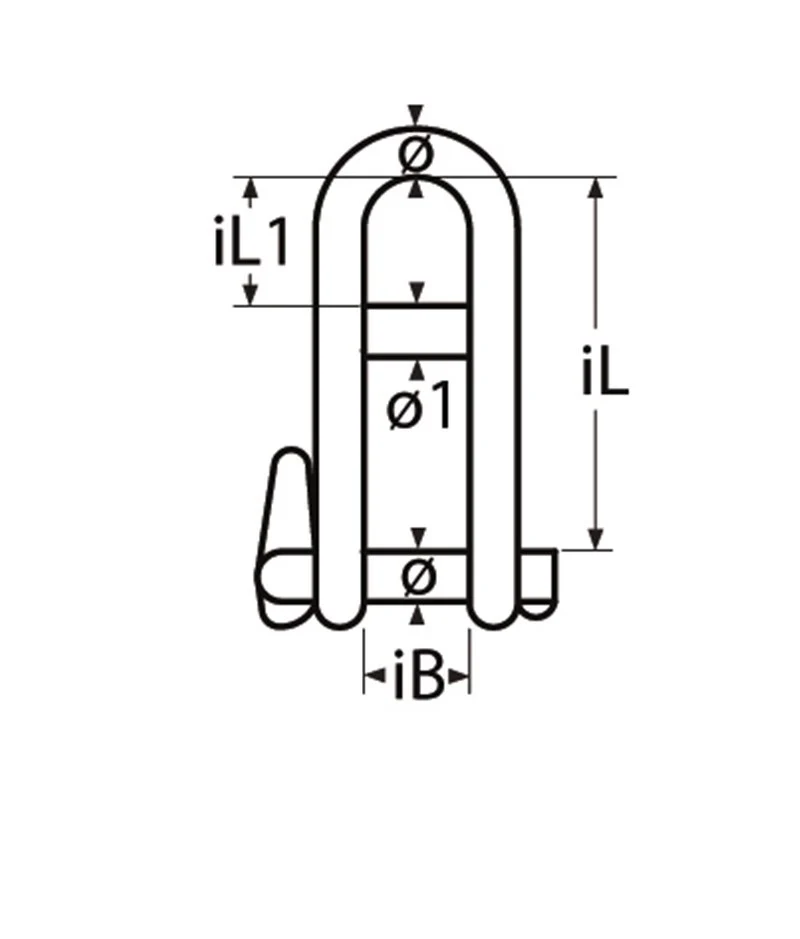 Marinetech 832346 Sleutelsluiting met Brug 6mm BL: 1363kg - Image 2
