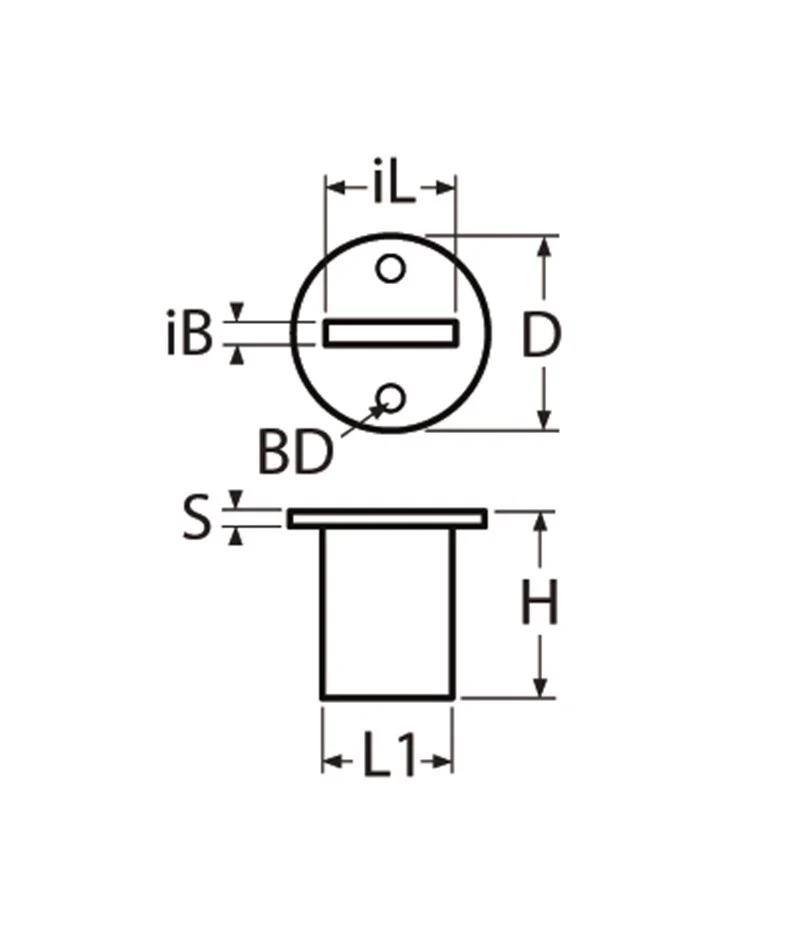 Marinetech 8698220 35 Beugelhouder Inbouw 20x3,5 mm - Image 2