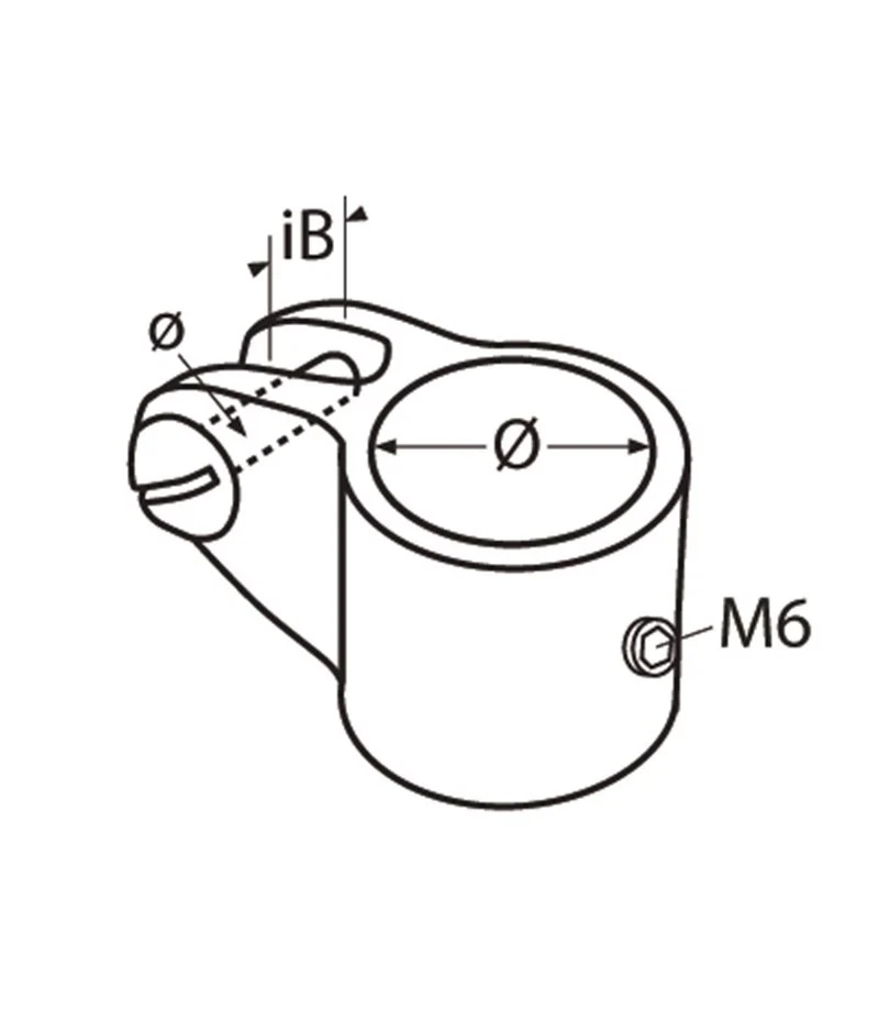 Marinetech Buiskap Middenconnector Versterkt 30mm - Image 2
