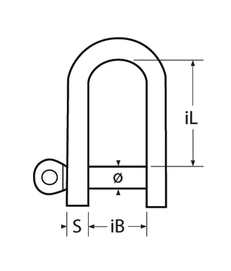 Marinetech D-Sluiting Gevlakt 8mm BL: 900kg - Image 2