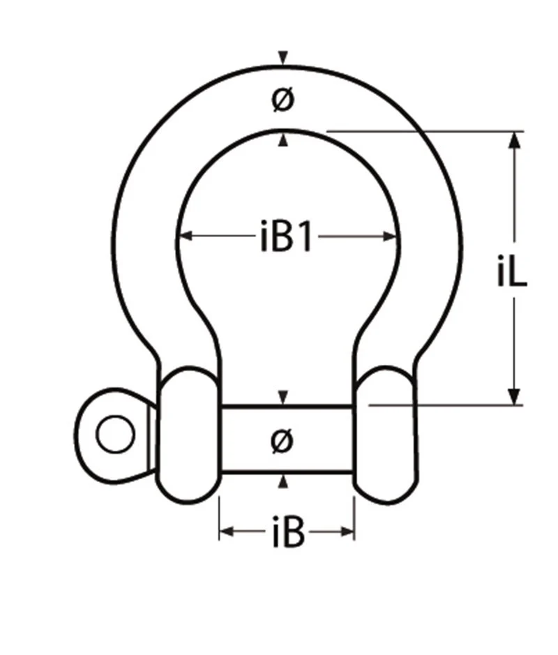 Marinetech Harpsluiting Borgbout 10 mm BL:5.400kg - Image 2